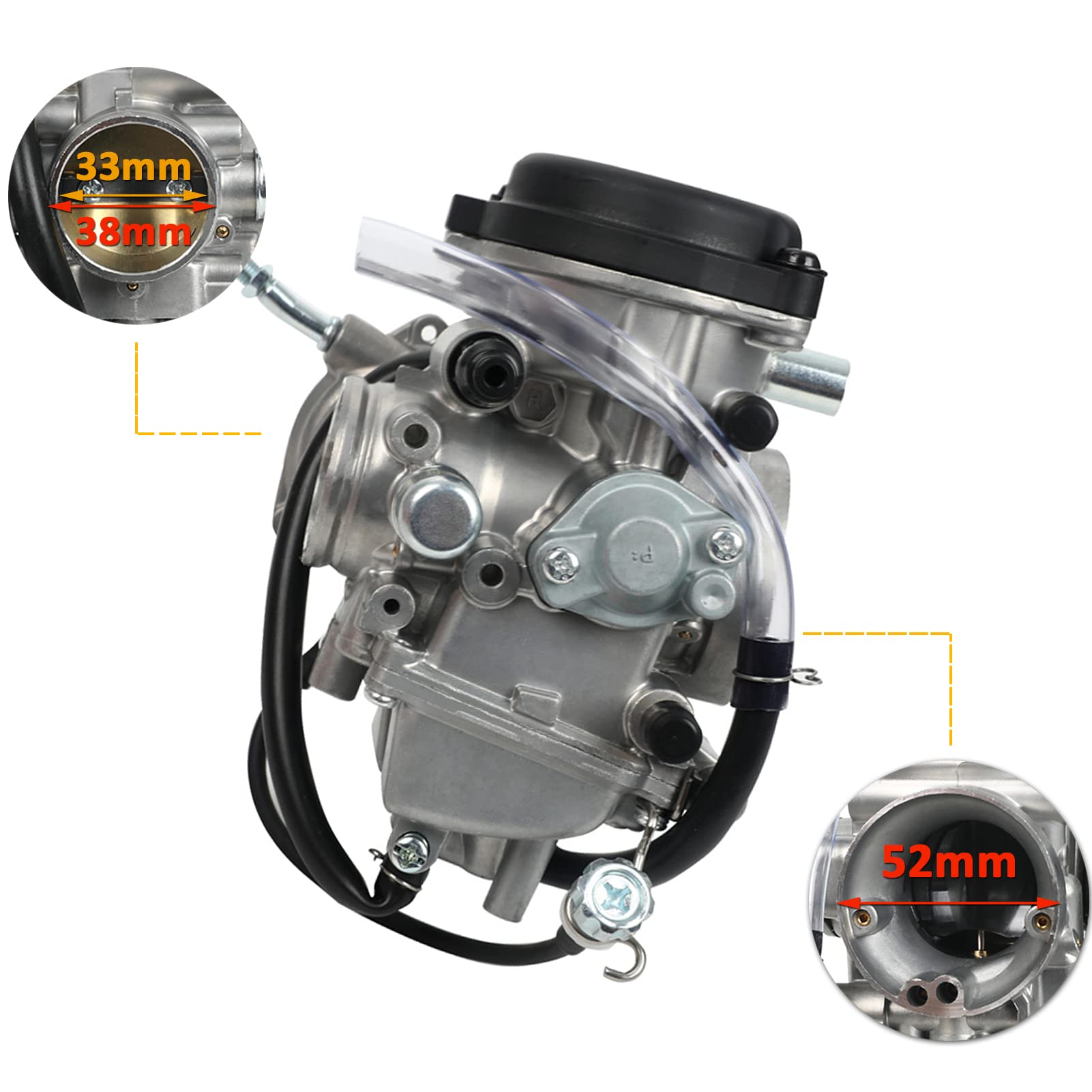17,5 Mm Tuning-Vergaser-Kit Mit Ansaugstutzen Für Yamaha Neos, Aerox, MBK & Mehr