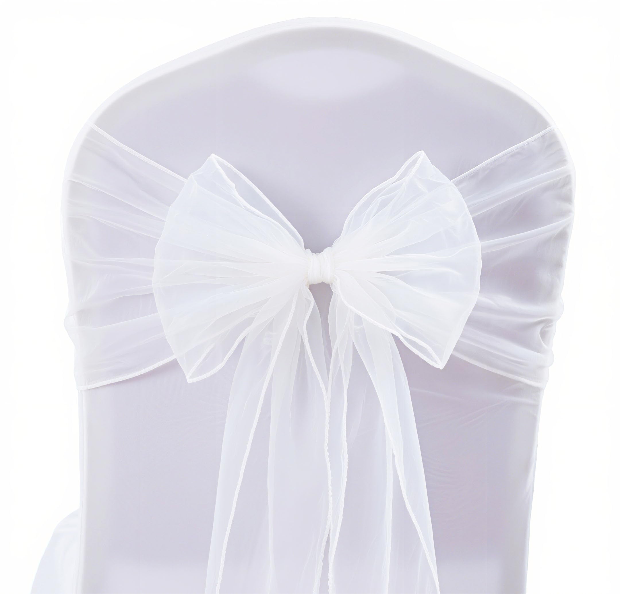 Lot De 10 Rubans De Chaise élastiques Avec Nœud Papillon - Décoration Mariage, Fête (or Clair)