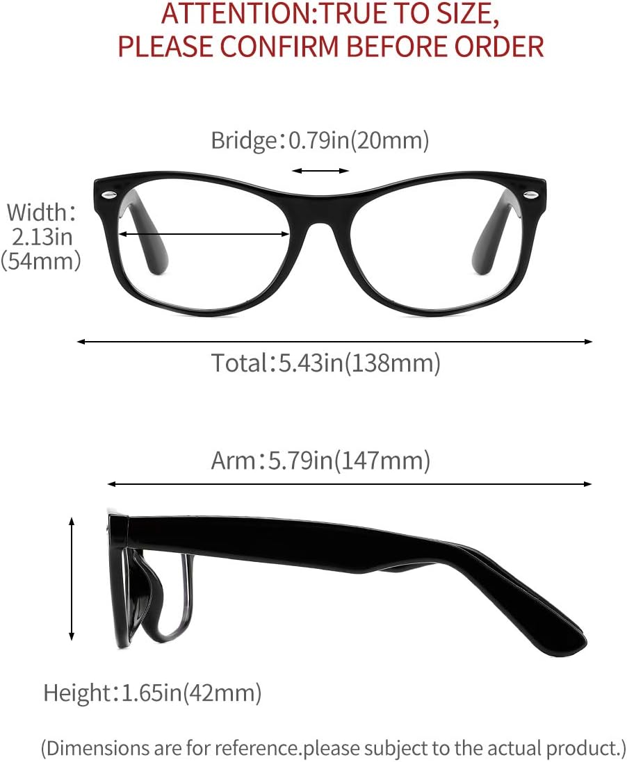 Cyxus Semi Rim Blue Light Glasses for Men Women TR90 Metal Frame UV Blocking Computer Glasses Clear Lens Square Eyewear - Image 8