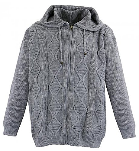 Preisvergleich Produktbild Lavecchia Übergrössen ! Schicke Strickjacke LV 503 Grau 4XL