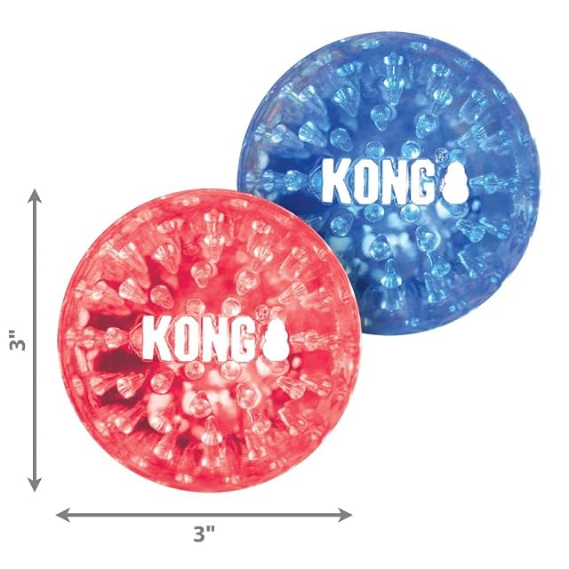 Foto 3 de 5 de KONG Pets accesories Squeezz® Geodz 2-PK Assorted LG