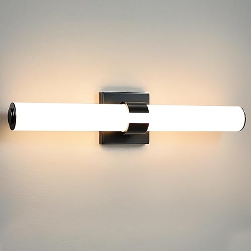 Vista 11 de Luminarias Doradas para Baño Sobre Espejo - Luminaria de Tocador de 31 pulgadas 28W 5CCT LED Regulable Aplique de Baño con Pantalla Acrílica Barra