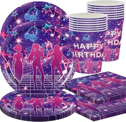 Decoraciones de fiesta de cumpleaños con temática K-Pop contra el desorden