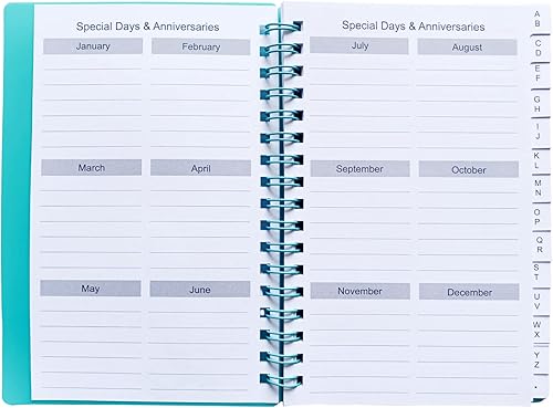 Miniatura 4 de UtyTrees Libro de contraseñas con pestañas alfabéticas de la A a la Z, protector de contraseñas y cuaderno de contraseñas para el hogar u oficina,
