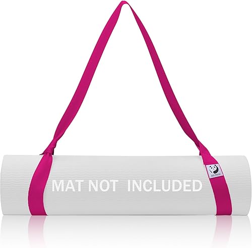 Miniatura 24 de Slim Panda Correas de esterilla de yoga para llevar, correa ajustable para alfombrilla de yoga que se adapta a todas las alfombrillas (material no