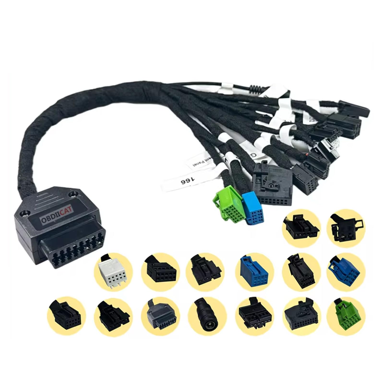 Kabel do szybkiego wykrywania usterek do pojazdu W164 W212 W221 W166 W246 W218 zapewnia 98% wskaźnik sukcesu w diagnostyce systemów, narzędzie platformowe klastra