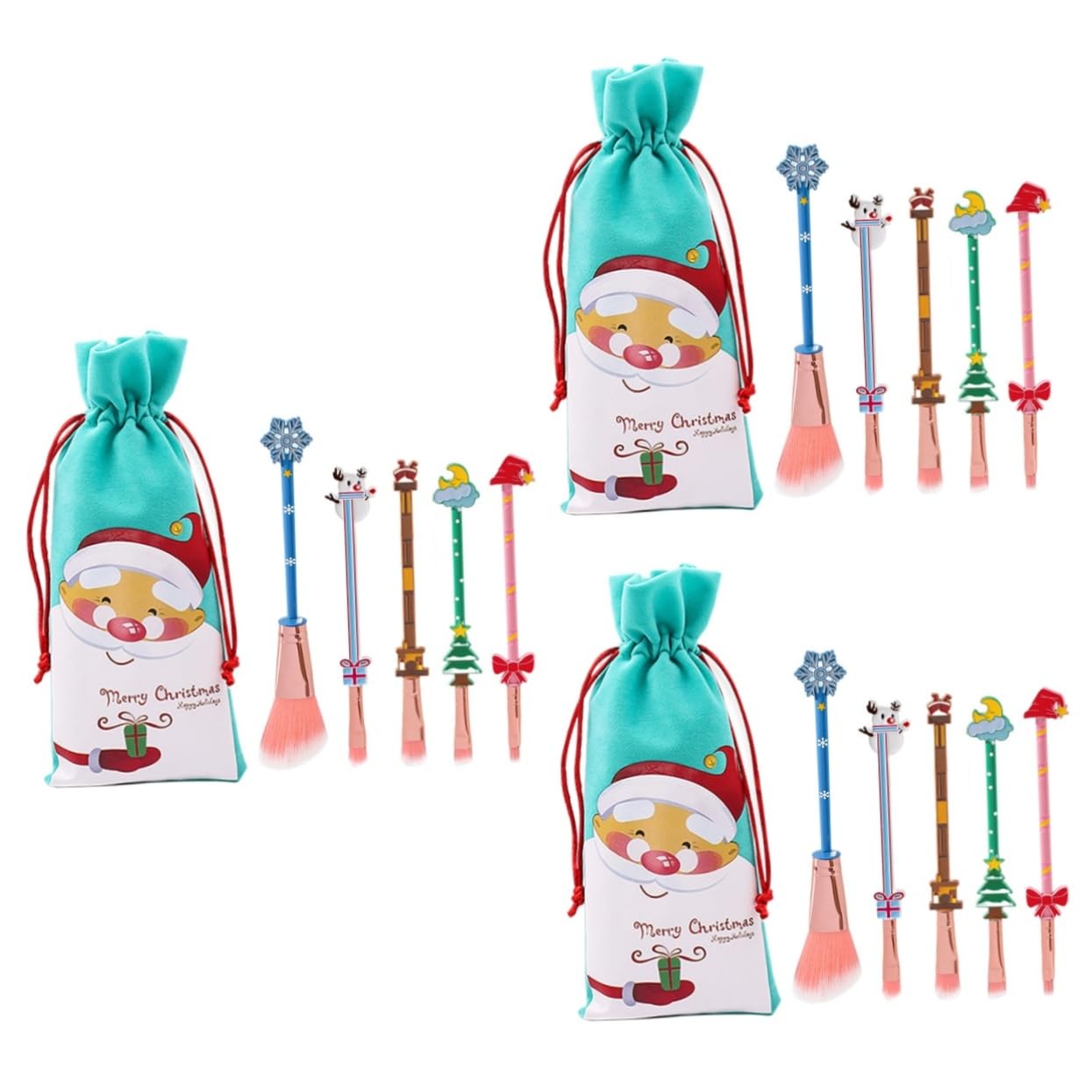 Healeved 15pièces Set De Pinceaux De Maquillage Kit De Brosse Pour Maquillage Confortable Avec De Outils De Pour Usage à