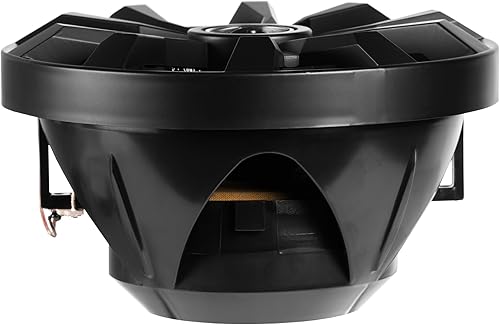Vista 3 de BELVA BBMS8B - Altavoces coaxiales marinos marinos negros de 8 pulgadas, 2 vías, 500 W, pico (250 W RMS) para marinos/ATV/motocicletas/deportes
