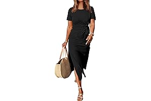 Women's Black Long Casual Maxi Dress