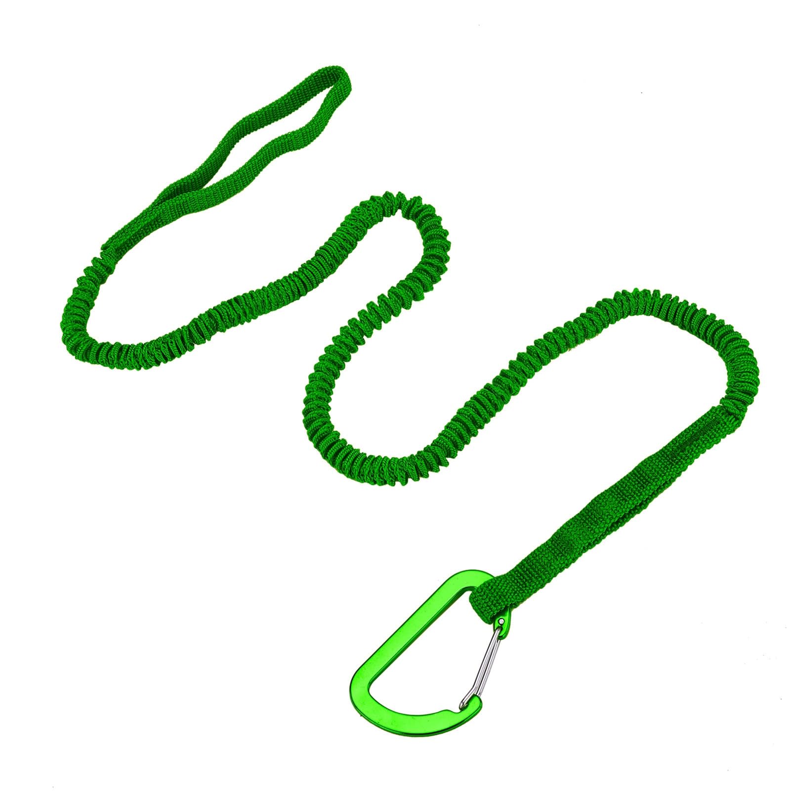 Zephylix Green Kayak Paddle Leash, 1/2/4Pcs Stretchable Strap Lanyard Rope Kayak Rod Leash Kayak Paddle Lanyard For Kayaking, Canoeing 4Pcs