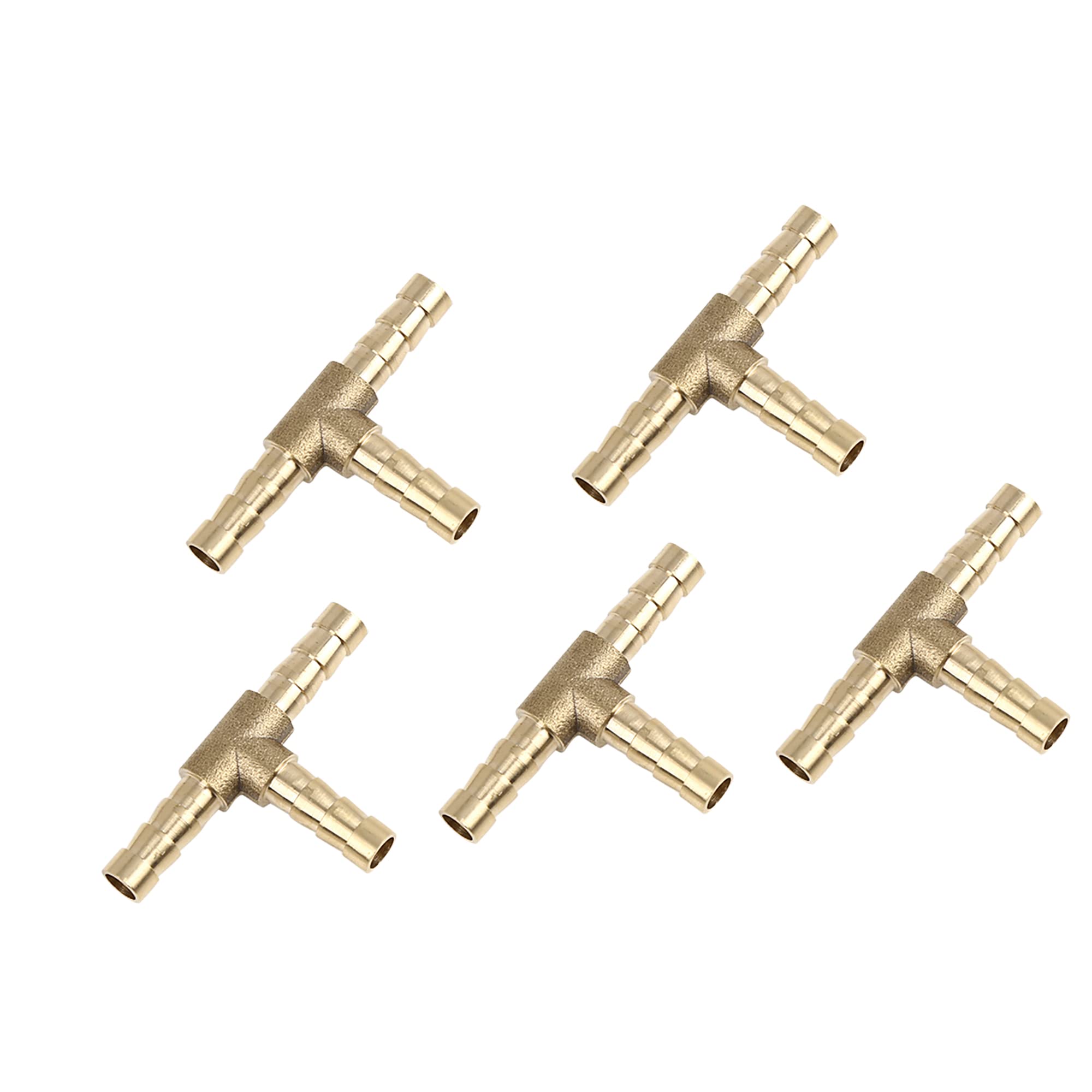 Conector Universal Latón Manguera Lengüeta 6,5mm 3 Vías Y Con Junta Y Adaptador - Alta Resistencia