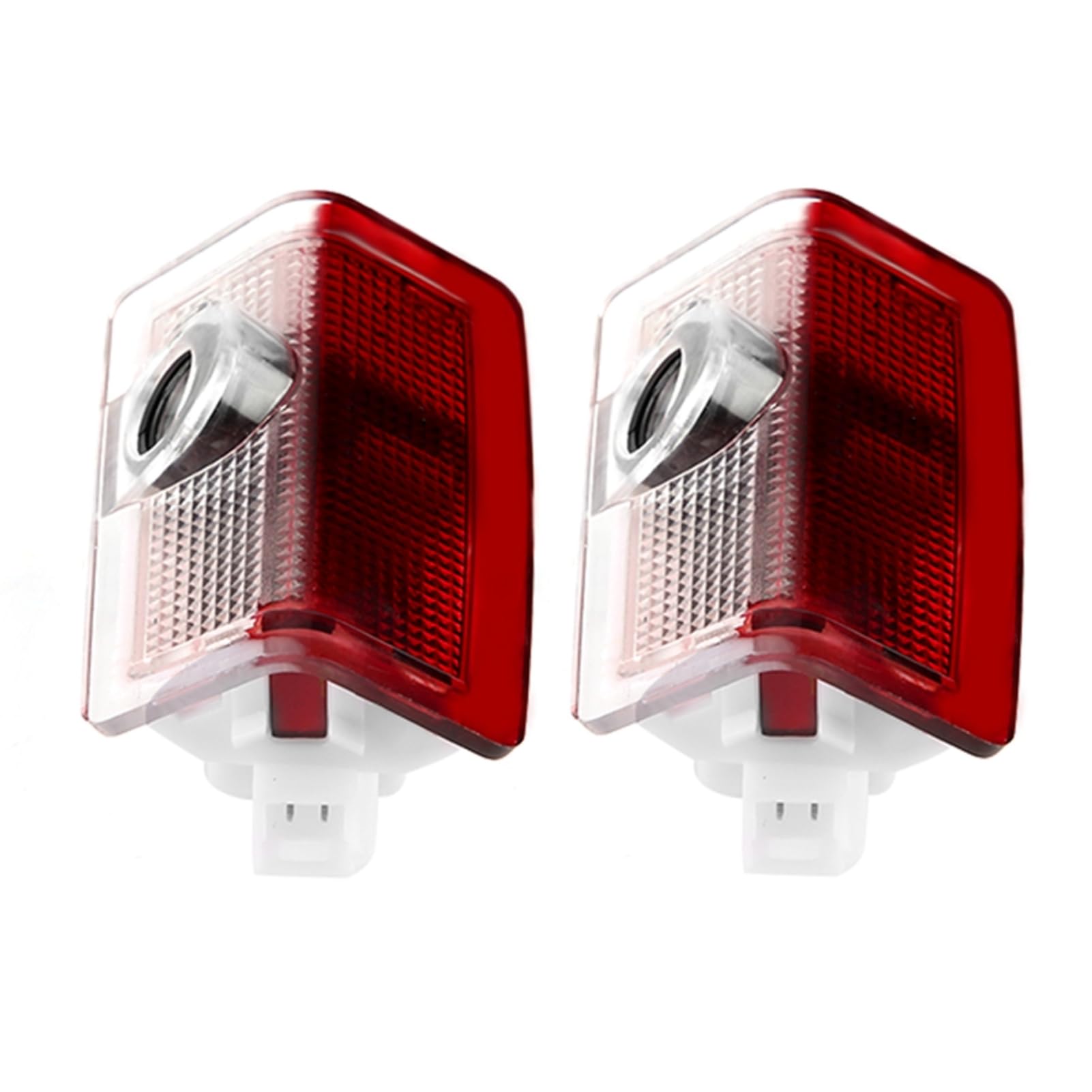 VOBOR 2Pcs Car Door Logo Projector, PC Aluminum Alloy Car Door Projector Lights, Car Door Logo Light Projector Welcome Lights Compatible With Mer-ce-des Benz