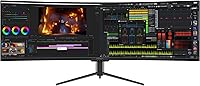 INNOCN 49C1G 49" Curved Ultrawide Gaming Monitor 144Hz 32:9 3840x1080 VA HDR400 99% sRGB USB-C 65W Adjustable Stand
