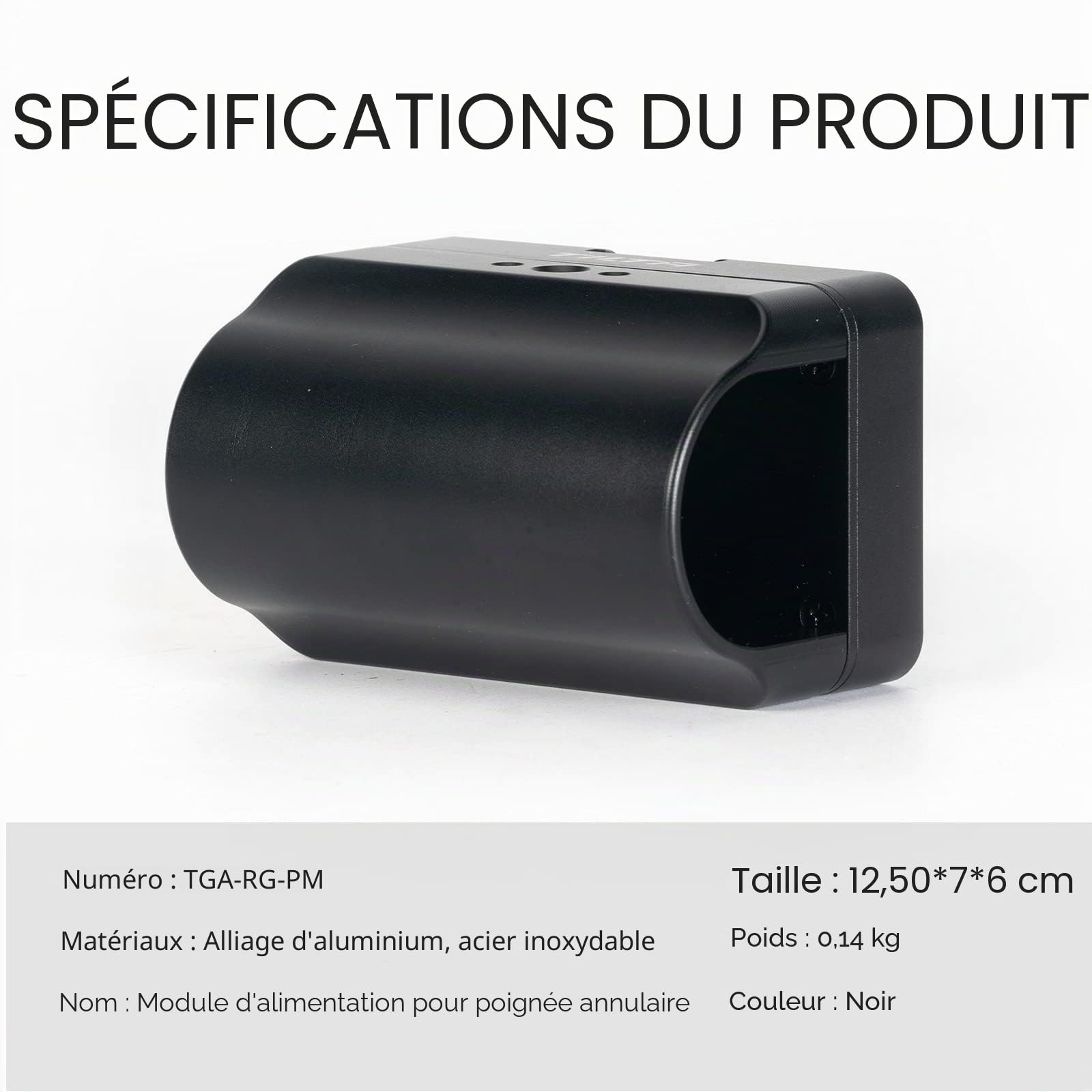 Tilta Module d'alimentation pour Ring Grip Compatible avec DJI RS5/RS4 Pro/RS4/RS3 Pro/RS3/RS2 TGA-RG-PM
