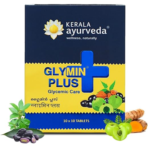 Kerala Ayurveda Glymin Plus - 100 Count