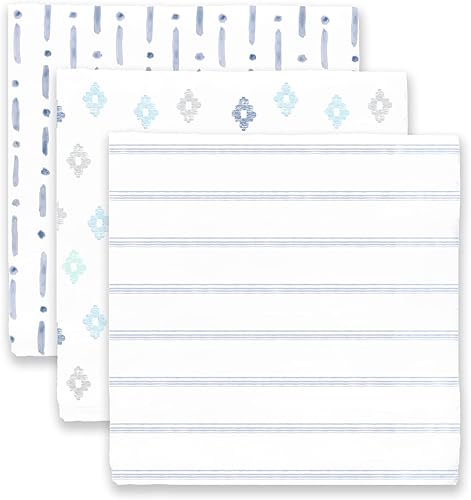 Miniatura 2 de SwaddleDesigns Mantas de muselina de algodón para bebé, niño y niña, mantas neutras para recién nacido, registro de bebé y regalo, 46 x 46 pulgadas,