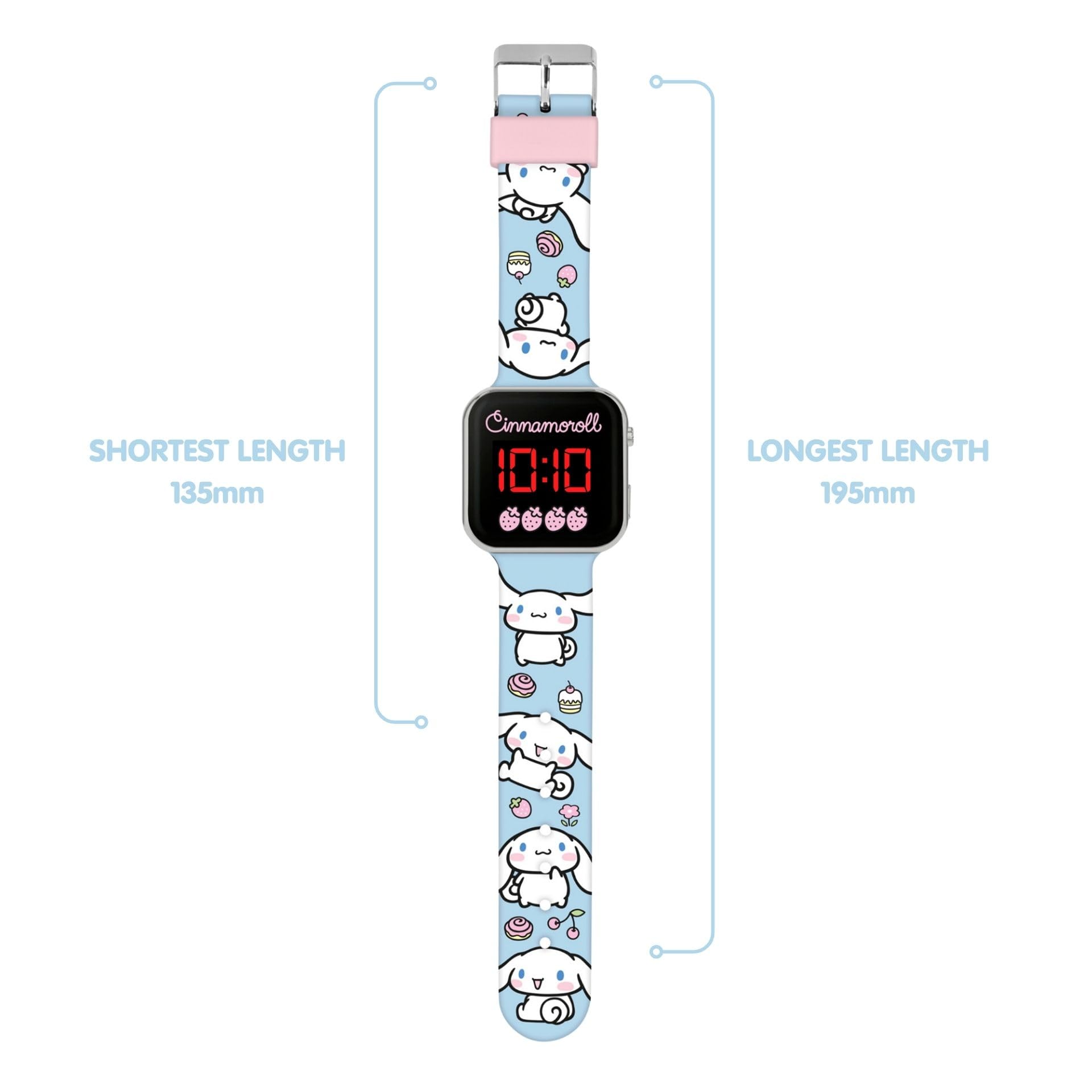 Reloj LED Cinnamoroll Sanrio para Niñas