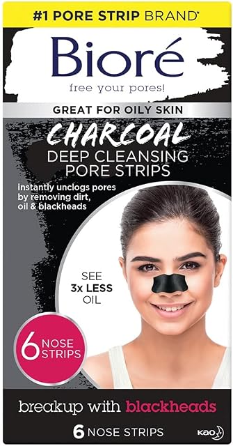 Bioré Charcoal Pore Strips - Pack of 6