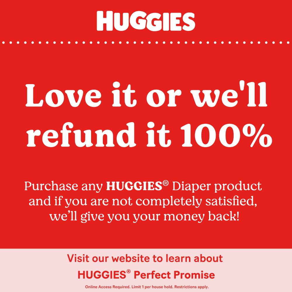 Huggies Size 6 Diapers, Little Movers Baby Diapers, Size 6 (35+ lbs), 50 Count (2 packs of 25), Packaging May Vary