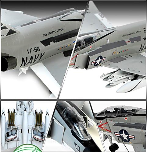 Miniatura 5 de Escala 1/72nd USN f-4j Phantom "Showtime 100" Academia Modelo Kit # 12515
