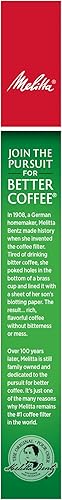 Miniatura 6 de Melitta Filtros de café en cono n.º 4, marrón natural sin blanquear, 40 filtros totales, el embalaje puede variar