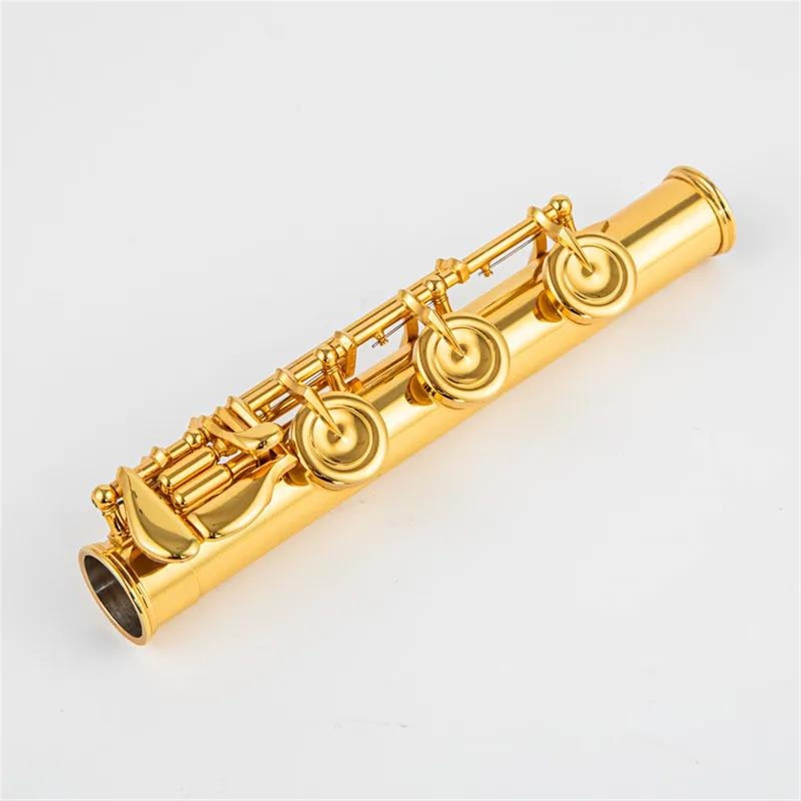 Amazon | フルート 24K 金メッキ フルート Cトーン 17 オープンホール 