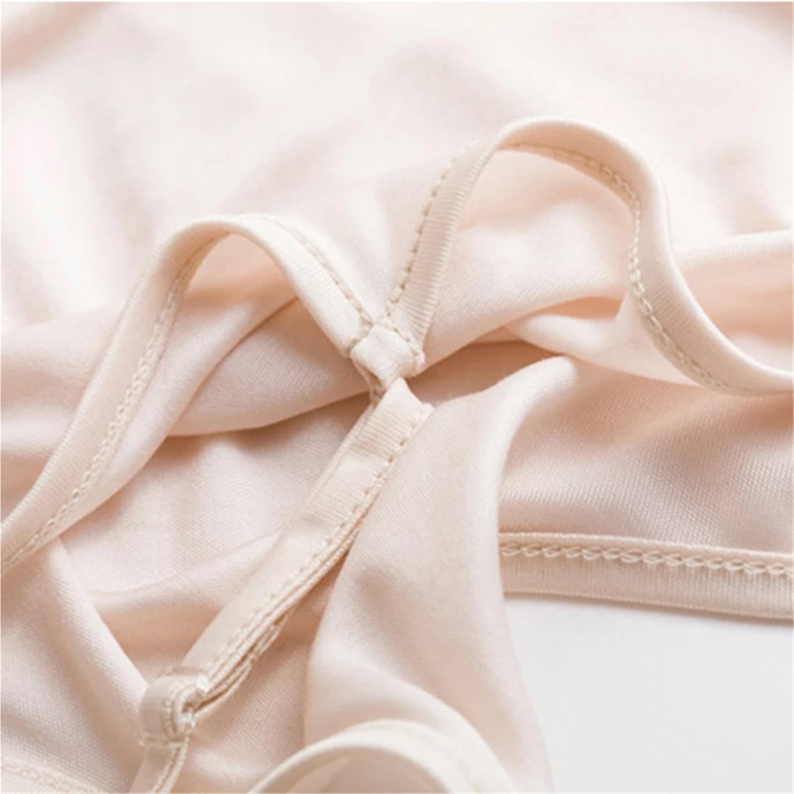 Camisola SóLida BáSica Camisolas de Seda Natural Talla Grande for Mujer, lencería Sexy, Camiseta Interior for, sin Mangas, Top con Cuello Halter para Niña Camisola