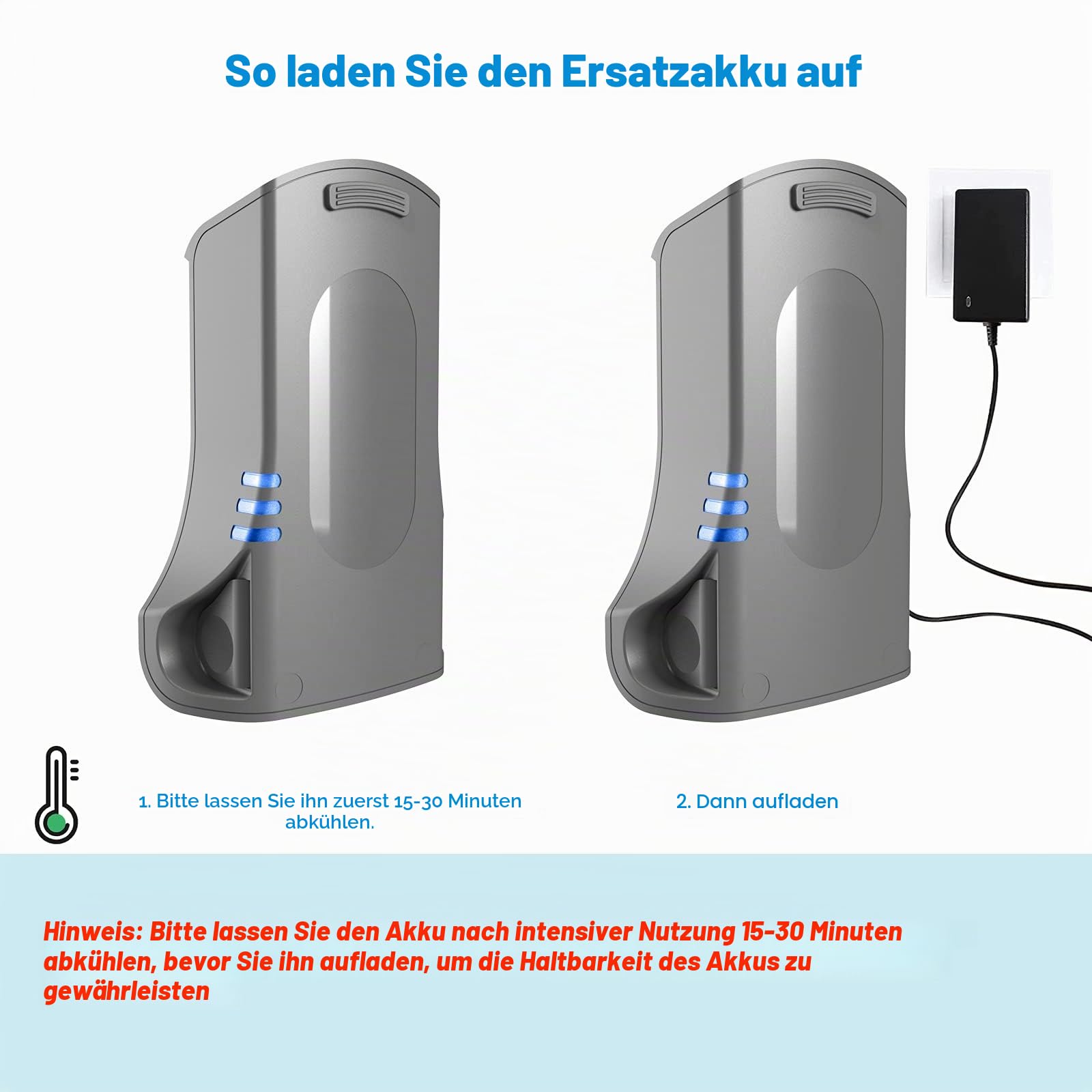 Wodeuibr Ersatz für Shark Akku XSBT700/XSBT750, kompatibel mit Shark IZ201 IZ251 IZ462H Akku-Staubsauger, Akku XSBT700/XSBT750 Lithium-Ionen-Akku 3500mAh 25.2V