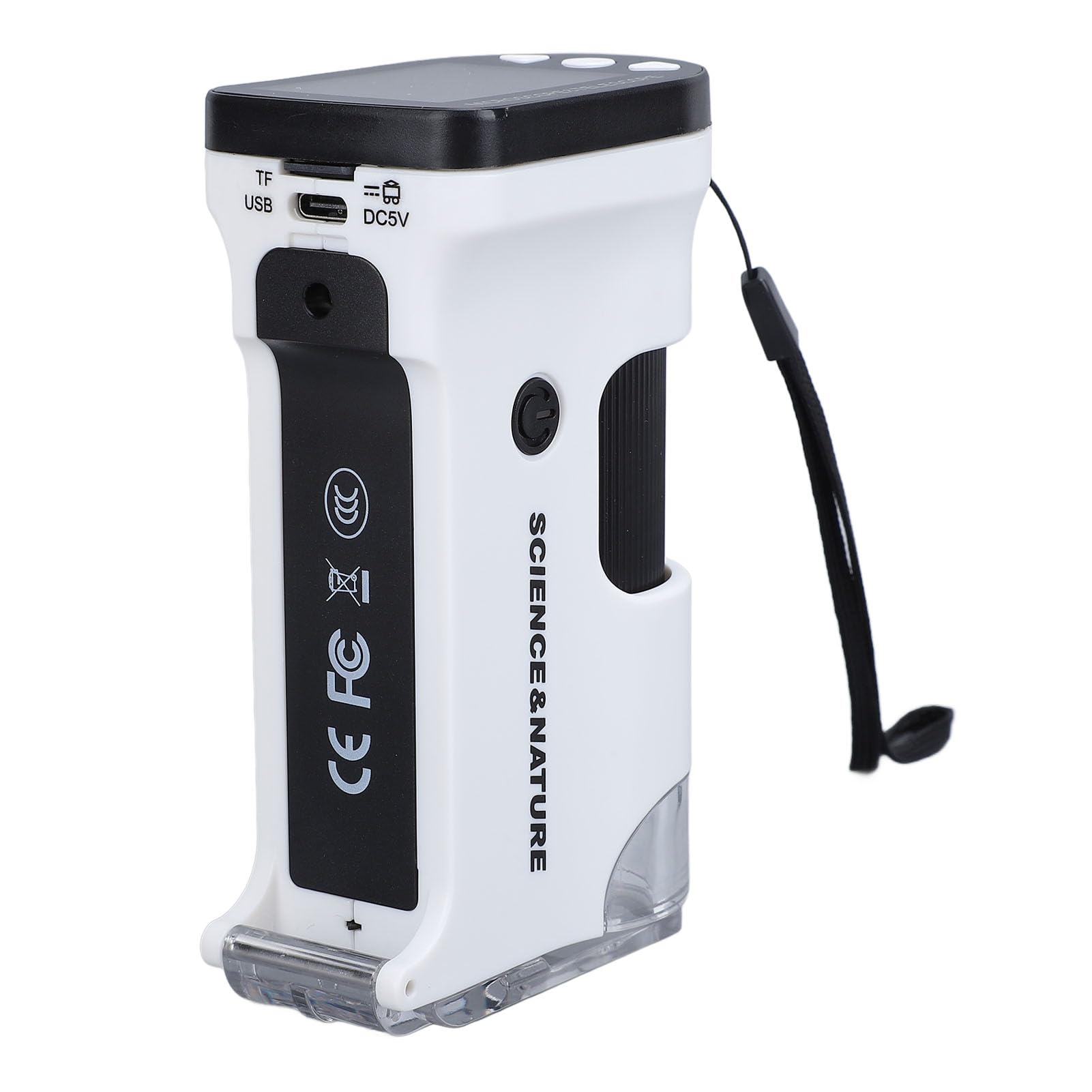 Mini Microscopio de Bolsillo de 2,0 Pulgadas con Luz LED y Vídeo 1080P para Educación y Ciencia para Niños