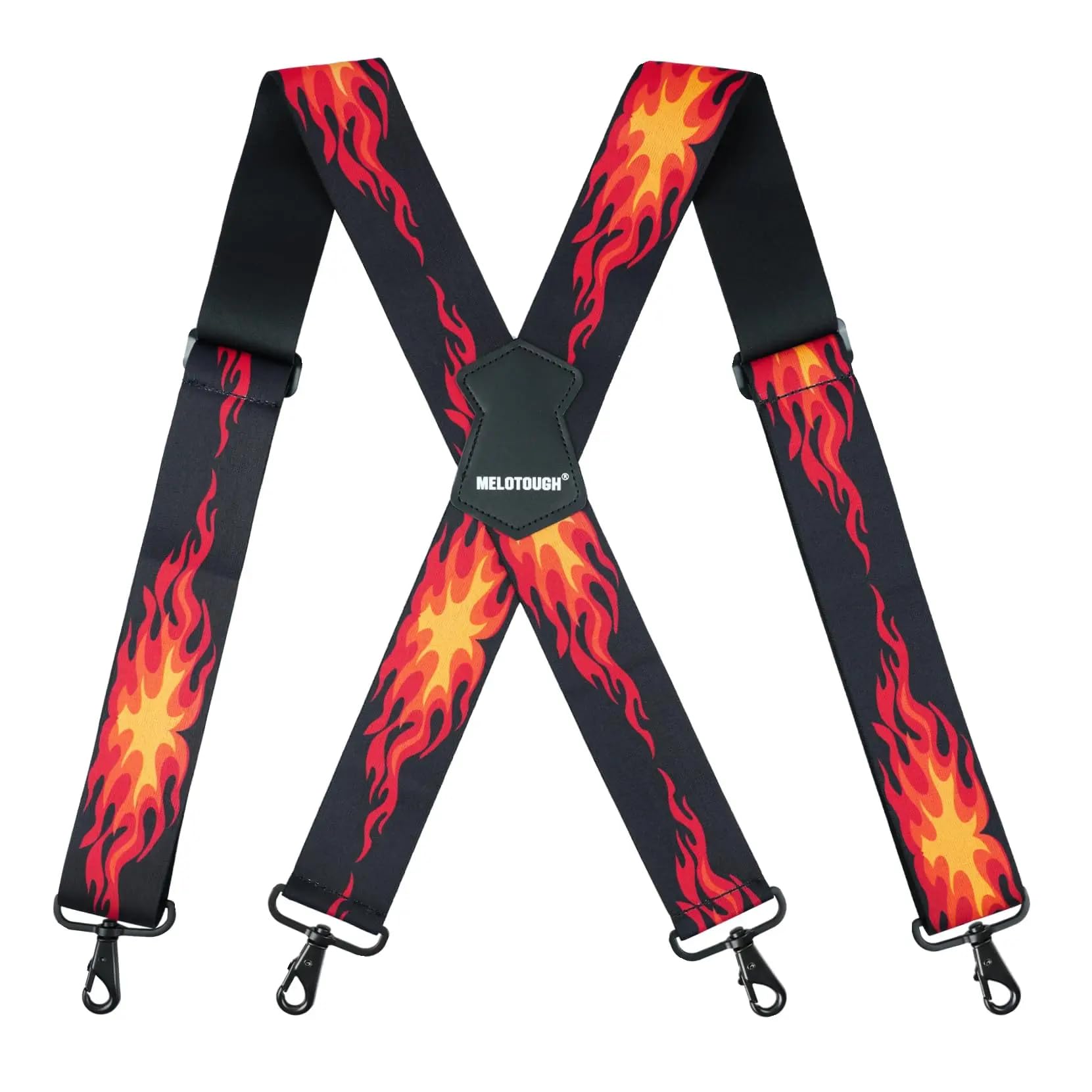 Bretelles Suspender Bretelles pour Hommes Élastique 2 Pouces De Large Bretelle pour Hommes X Dos De Travail Porte-Jarretelles pour Jeans