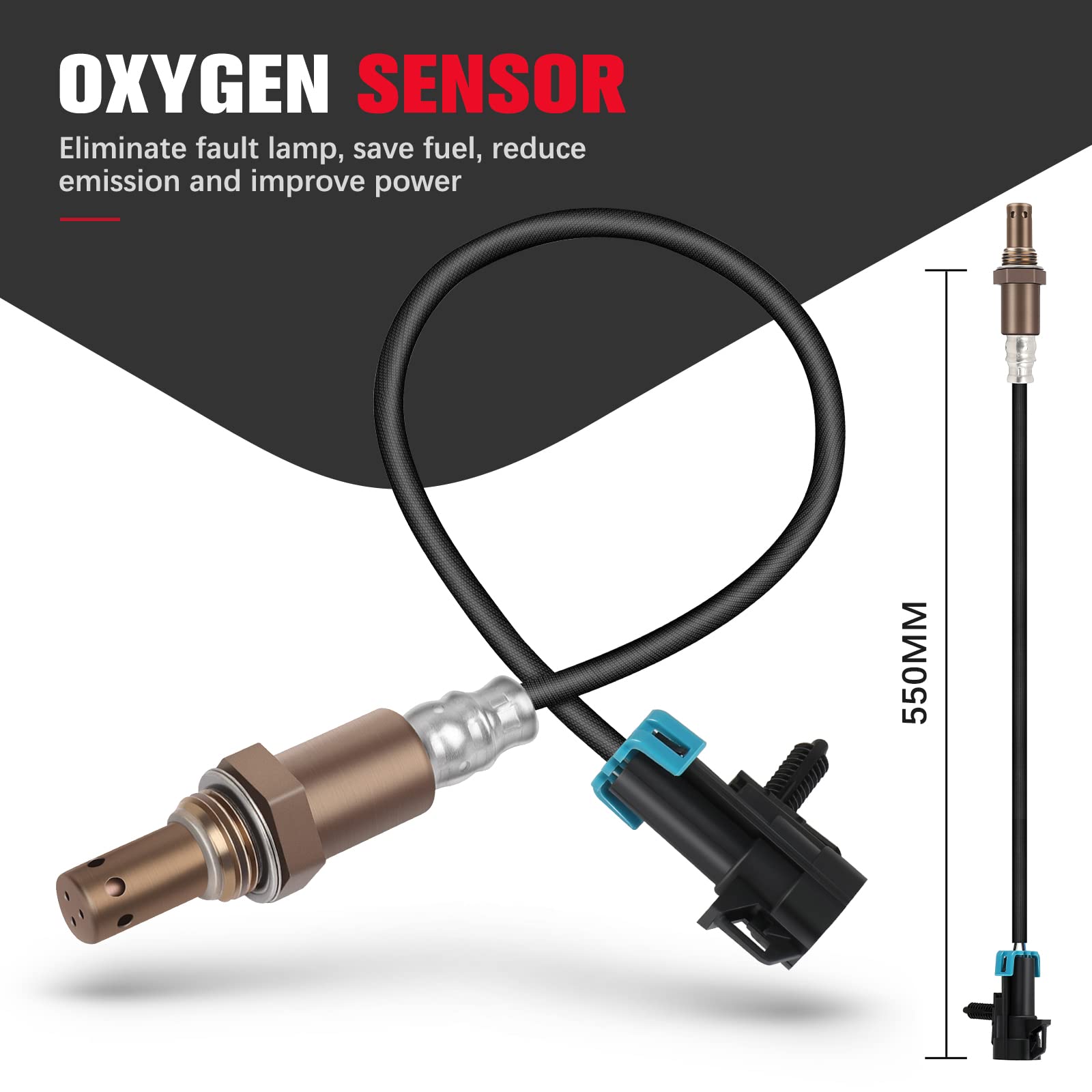 Engine Sensor 234-4087 Oxygen Sensor For Buick Century, Cadillac CTS,  Chevrolet Impala \u0026 More O2 Sensor 234-4087 Replacement, image size:1600x1600