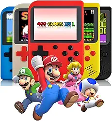 Mini Game Portátil Sup Box Plus — 400 Jogos Clássicos na Palma da Sua Mão, Retrô, Conexão TV, USB-C, Bateria Recarregável e Tela 3' | Diversão para Crianças e Adultos