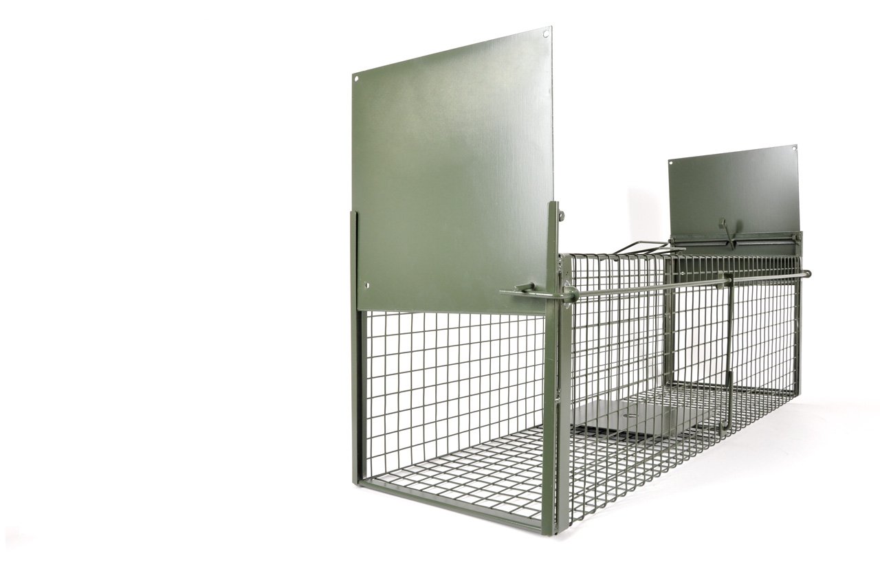 Kraptrap® Marderfalle Tierfalle Katzenfalle Lebendfalle 100 x 29 x 29 cm