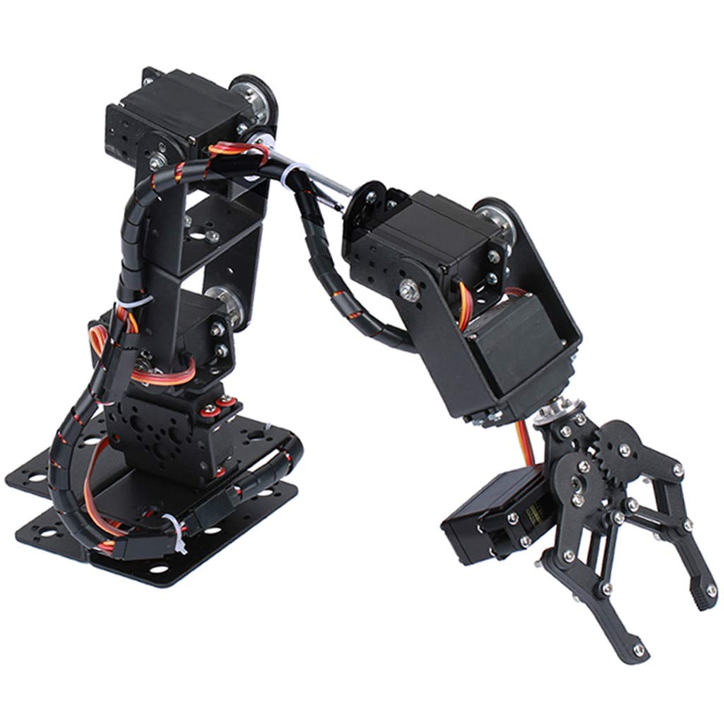Czarny uchwyt robota ramię robota 6Dof Robotic Clamp Claw Learning Assembly