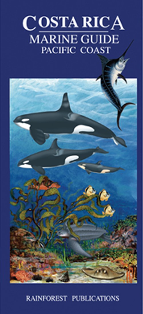 Costa Rica Pacific Coast Marine Wildlife Guide (Laminated Foldout Pocket Field Guide (English and Spanish Edition)