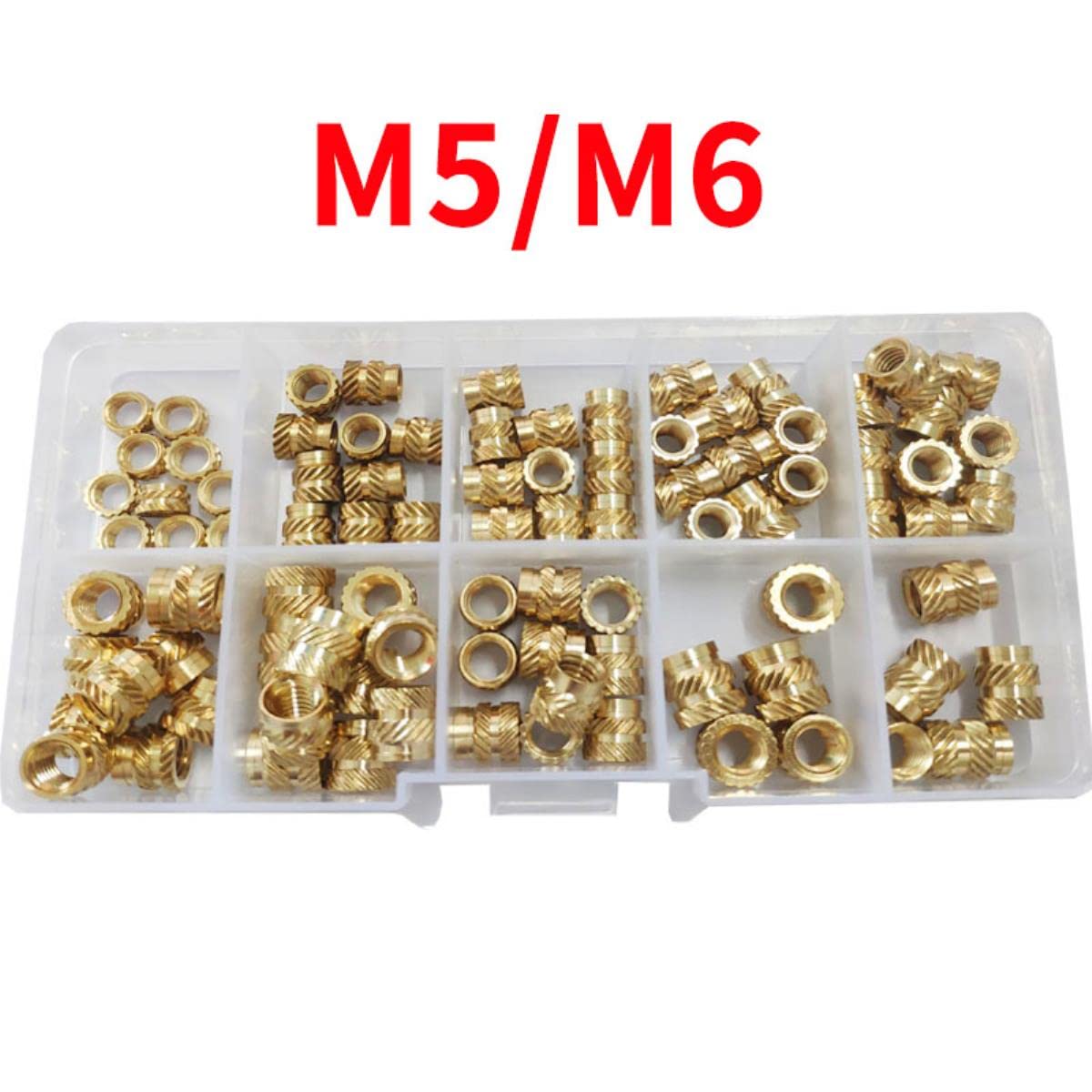 Aexit M5 x 12mm Filettatura femmina Ottone zigrinato Inserto filettato Inserto dadi 200 PZ ID: 231848 Aexit M5 x 12mm Filettatura femmina Ottone zigrinato Inserto filettato Inserto dadi 200 PZ ID: 231848