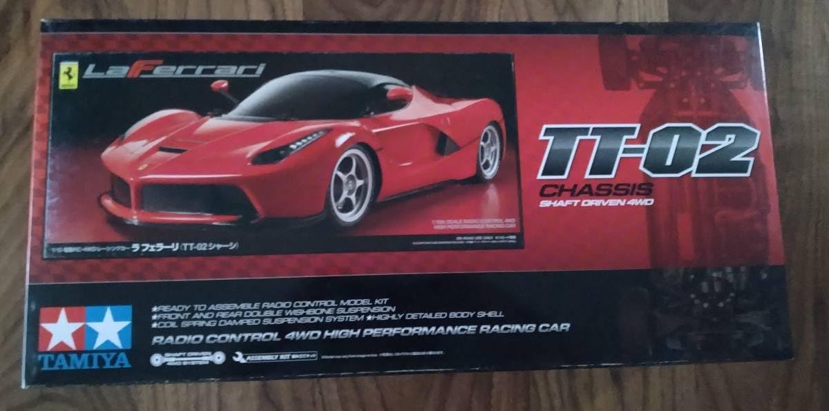 ラ プラモデルラジコン フェラーリTT02シャーシ フェラーリ TT-02