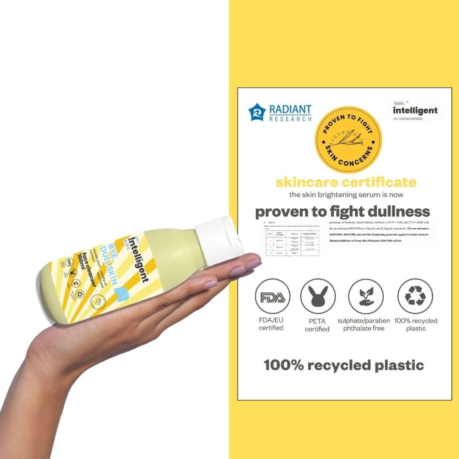 Tuco Kids Bright Face Kit - Face Wash (100ml) & Face Cream & Sunscreen (50g) for Ages 3+ Kids, Paraben & Sulphate Free - Combo Pack of 2 8 61Jf2biv3SL. SL1500