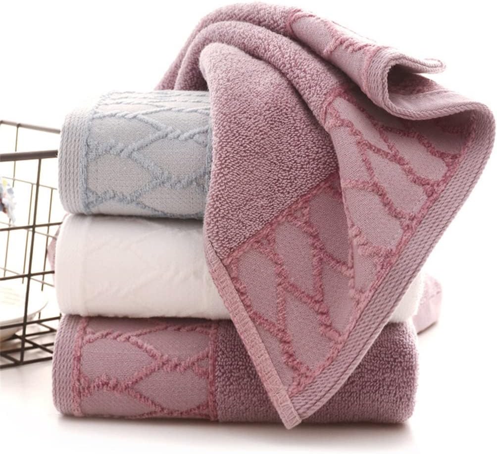 タオル3PCSセット1PCS大人用大きなバスタオル顔面タオル綿厚い軟水クイックドライ（色：B、サイズ：1PS）（B 1PS）