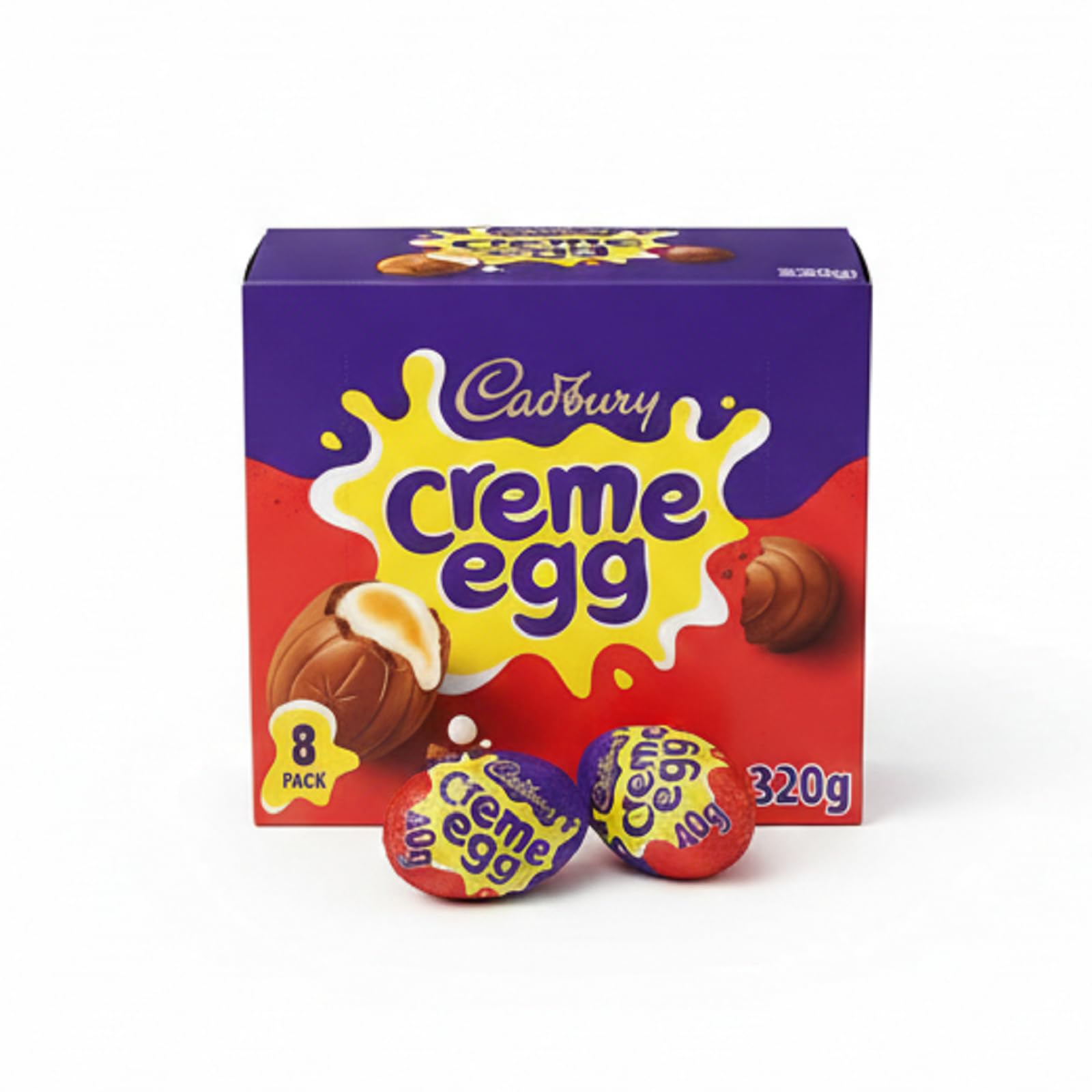 Creme Eggs Chocolate 8 pk 320g