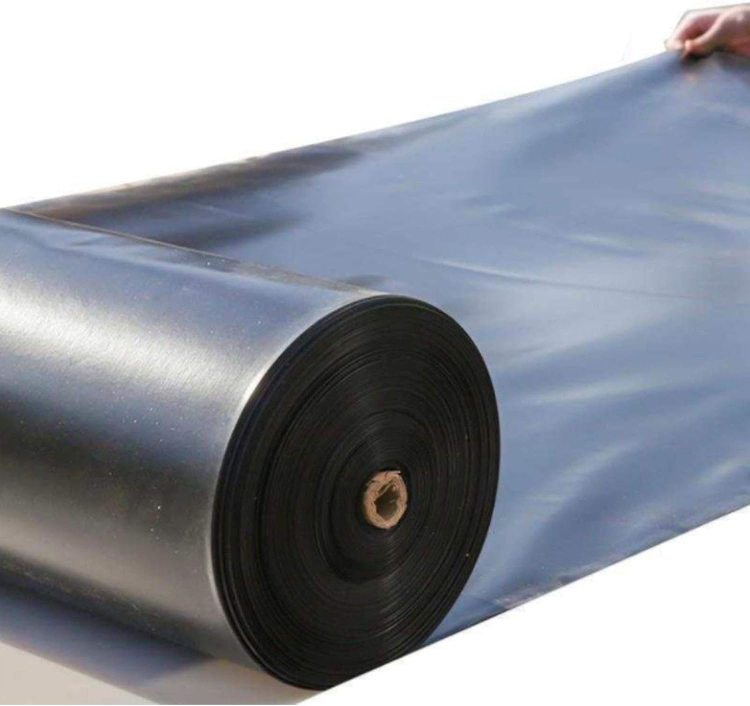 Heavy-Duty Waterproof Pond Liner - Black HDPE Tarpaulin for Fish Ponds, Small Ponds, Streams, Fountains & Garden Waterfalls (0.2mm/0.3mm Thick)