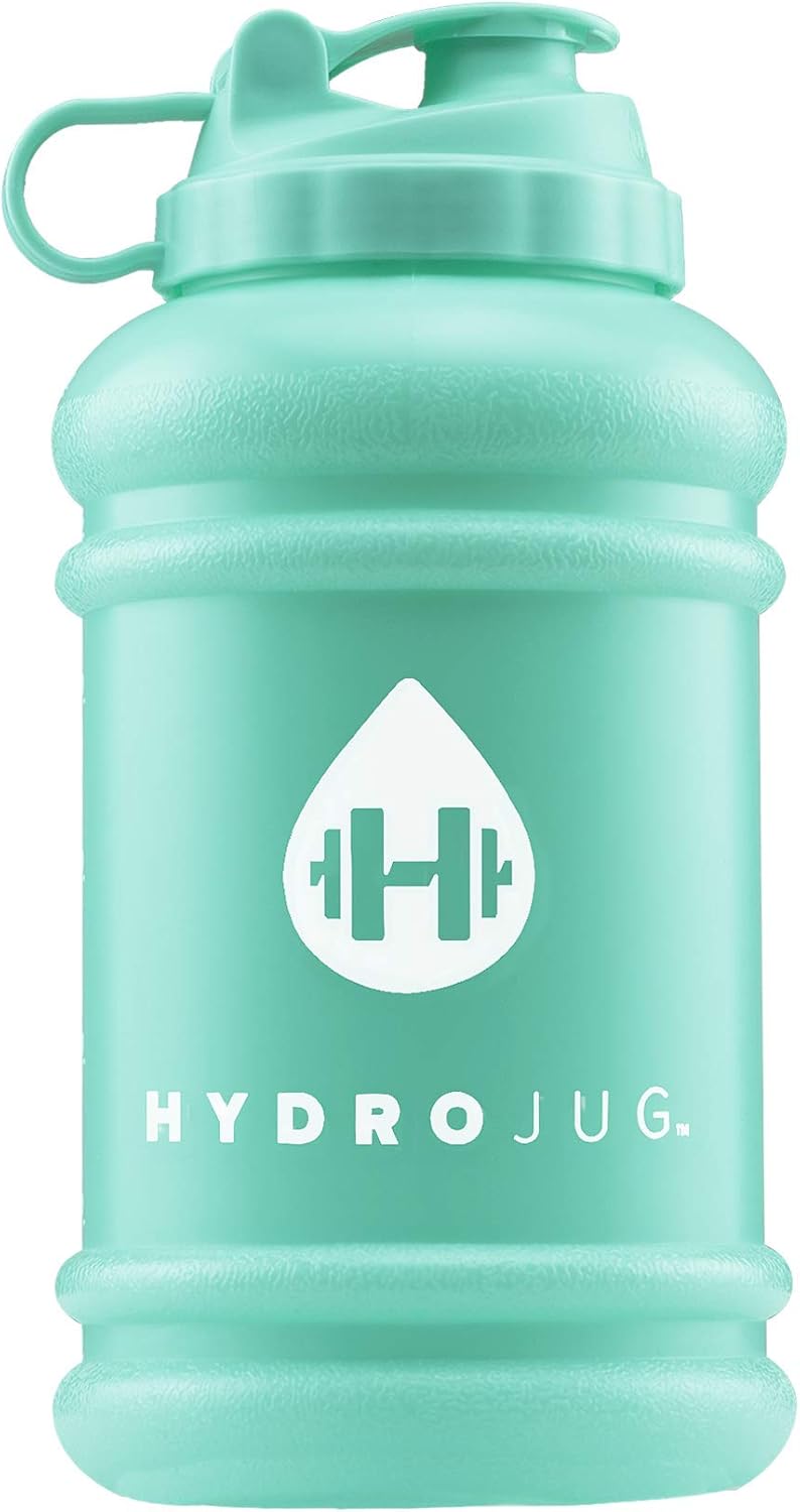HydroJug 2.2 Litre (Half Gallon) Water Bottle Leakproof, Carry Handle