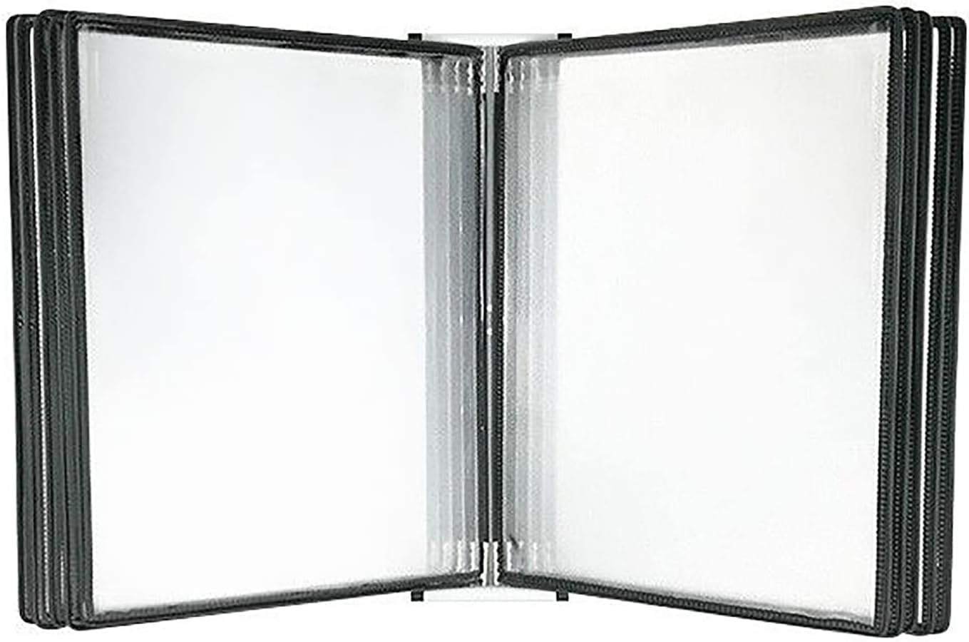 Teczki, Uchwyt na dokumenty montowany ścianie, stojak flipchart, magnetyczny uchwyt formatu A4 w formacie Letter(Black)