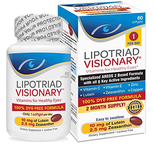 Lipotriad Visionary 1 Per Day AREDS 2 Eye Vitamin & Mineral Supplement |
