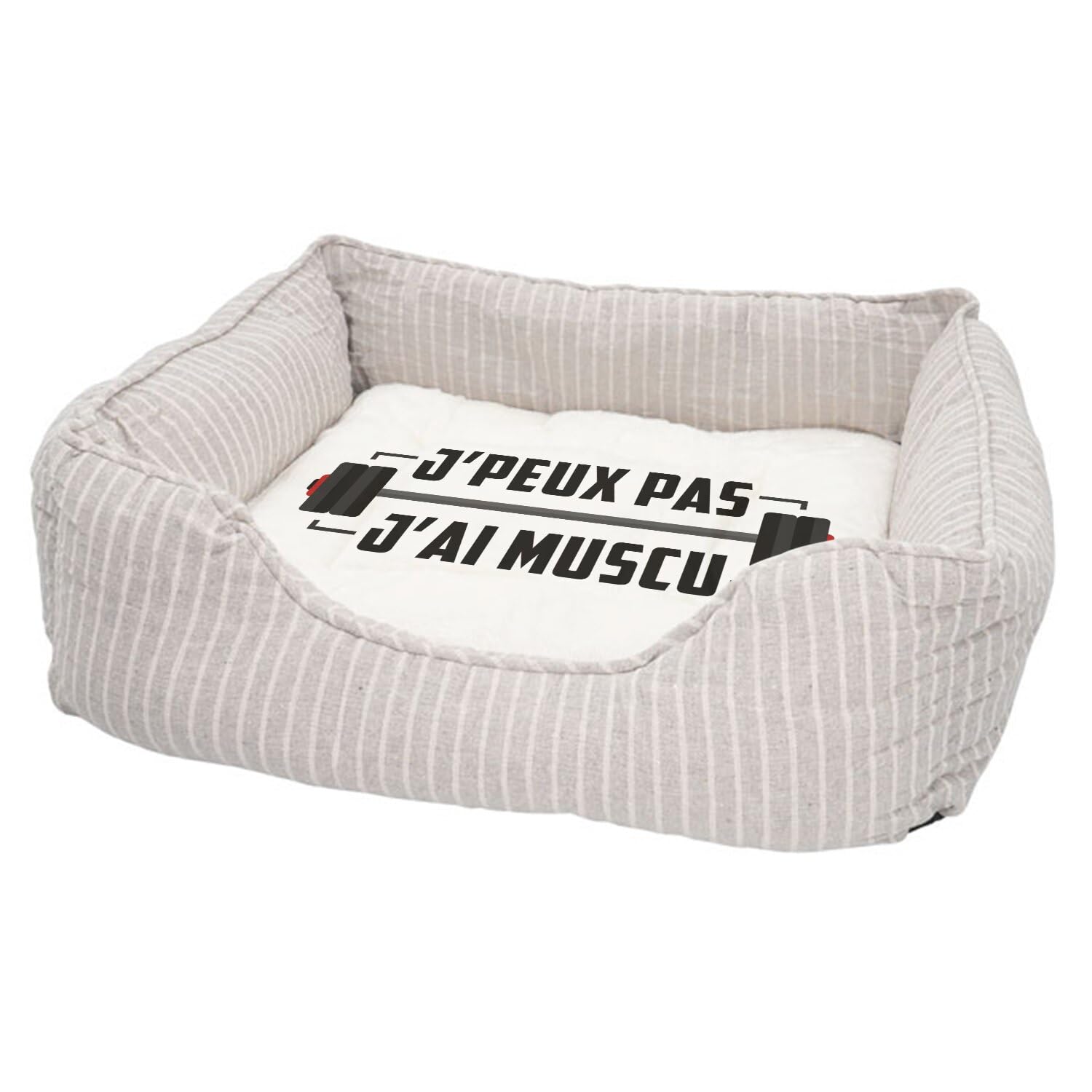 Lit confortable avec coussin déhoussable et lavable pour le bien-être animal