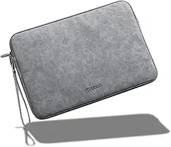 Capa Case Pasta Maleta para Notebook e Macbook 14,2 Polegadas - compatível Apple Dell HP Lenovo Asus de 13 a 14 Polegadas - Proteção 360 couro PU resistente à água leve e moderna