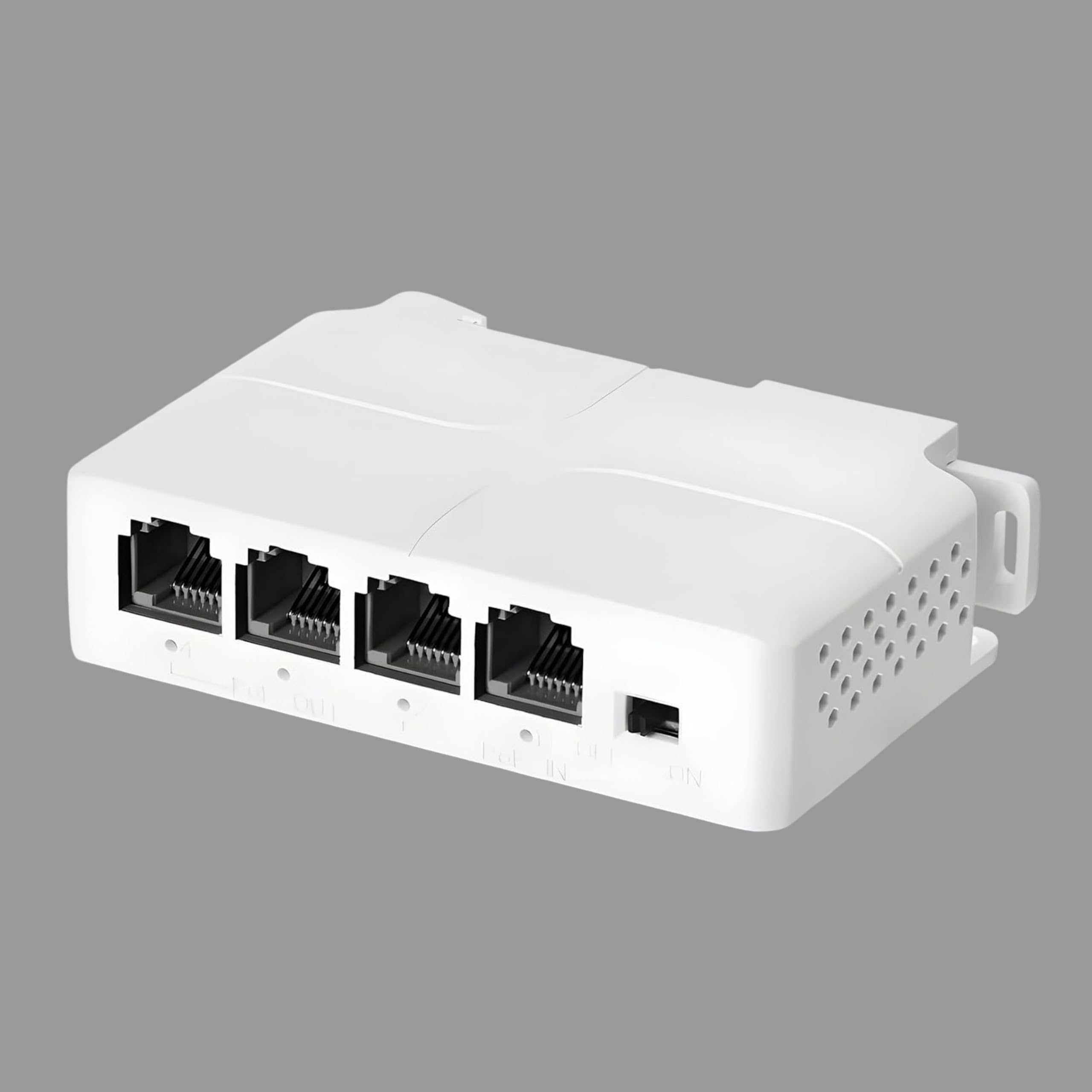PoE Extender, 1 PoE in 3 PoE Out, Powered Passthrough Switch/Booster IEEE802.3af/at, 100-Mbps Ethernet, White POE1IN3OUT-image-34