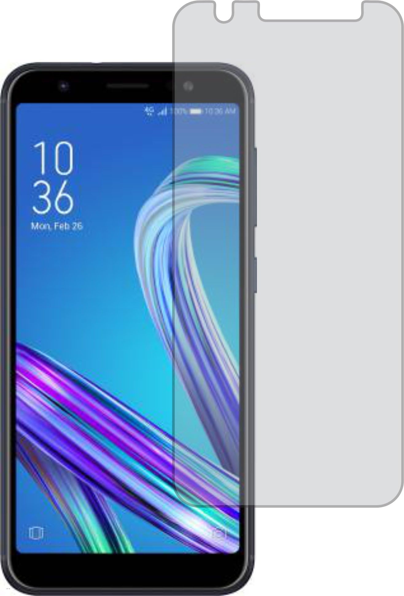 TELTREK Matte Screen Guard, Anti Glare Eye Protection, Flexible Fiber a Tempered Glass, Impossible Matte ScreenGuard for ASUS ZENFONE MAX M1 (B0CKPTHYJK) Amazon Price History, Amazon Price Tracker