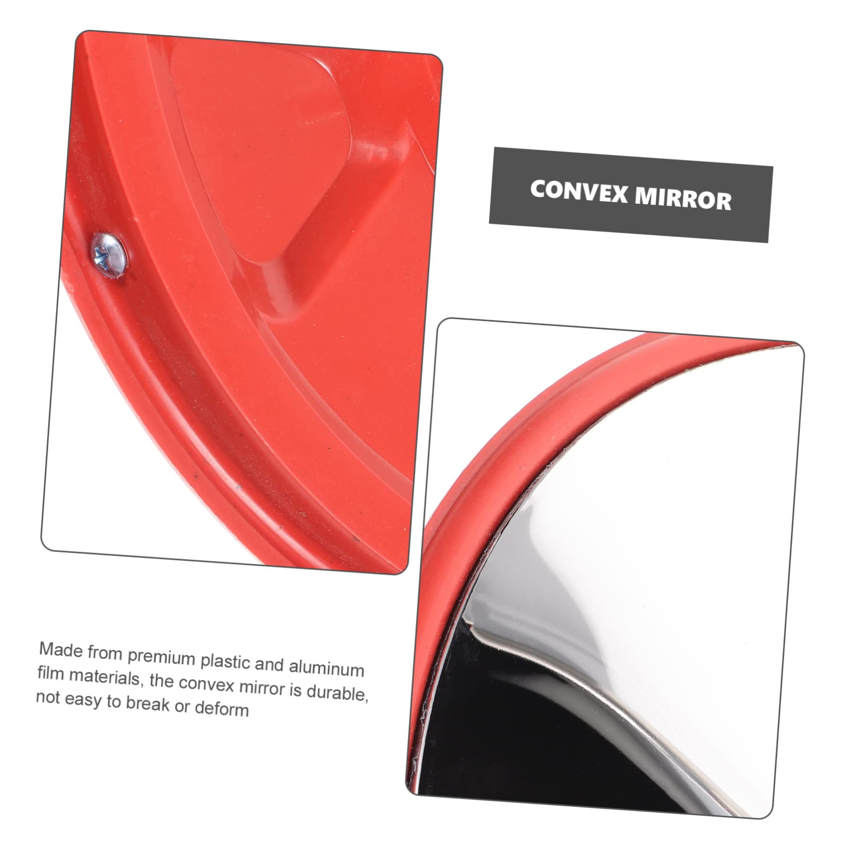 Mikikit Miroir Convexe Pour Sécurité Intérieure Miroir De Signalisation Pour Allée Pour Coin De Rue