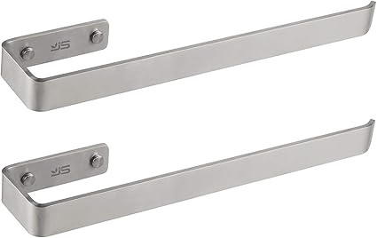 JS Toallero autoadhesivo para baño, soporte de toalla de mano, montado en la pared, rollo de papel de cocina, soporte de toalla de té, soporte de ...